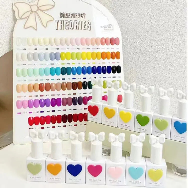 58 Colors Nail Polish Popular Sweetheart